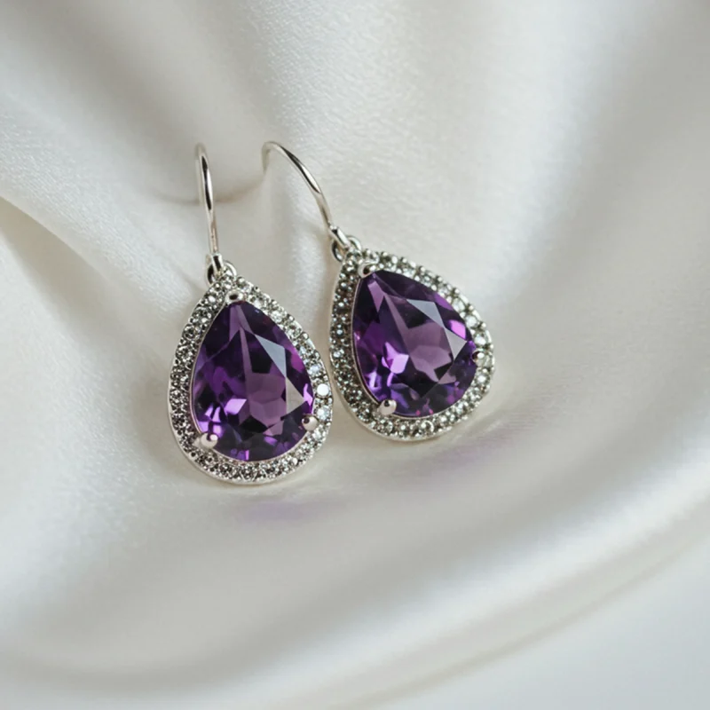 Amethyst Mystic Earrings