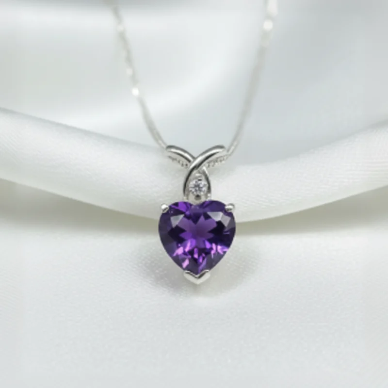 Purple Heart Necklace