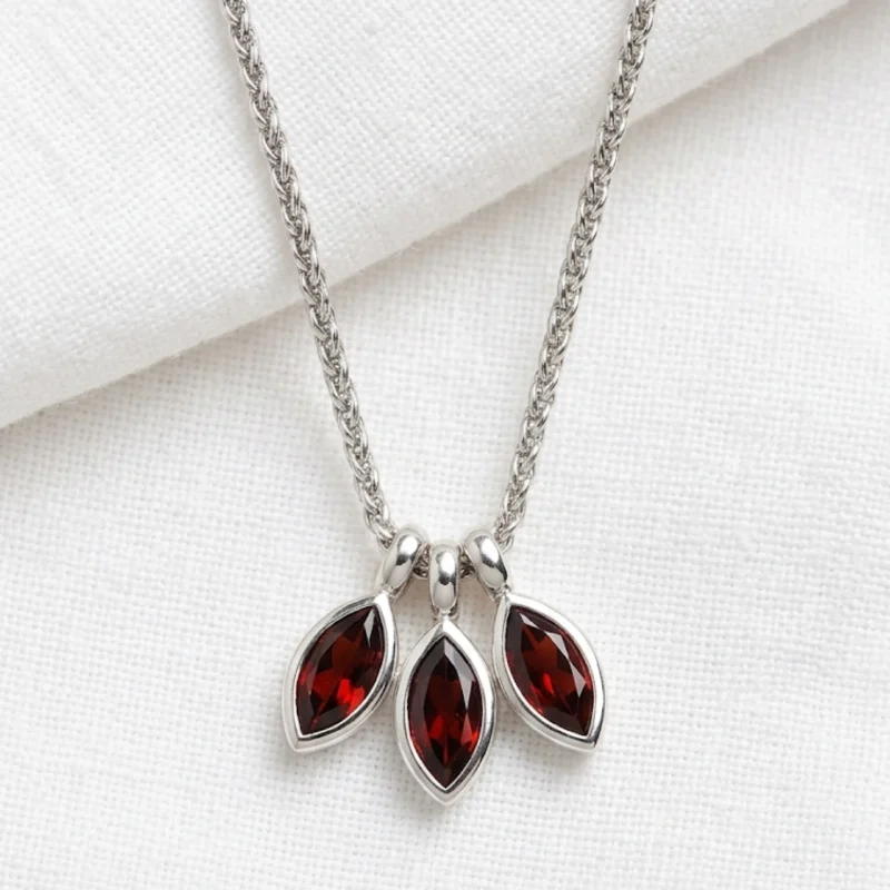 Garnet Power Chain Necklace (Copy)